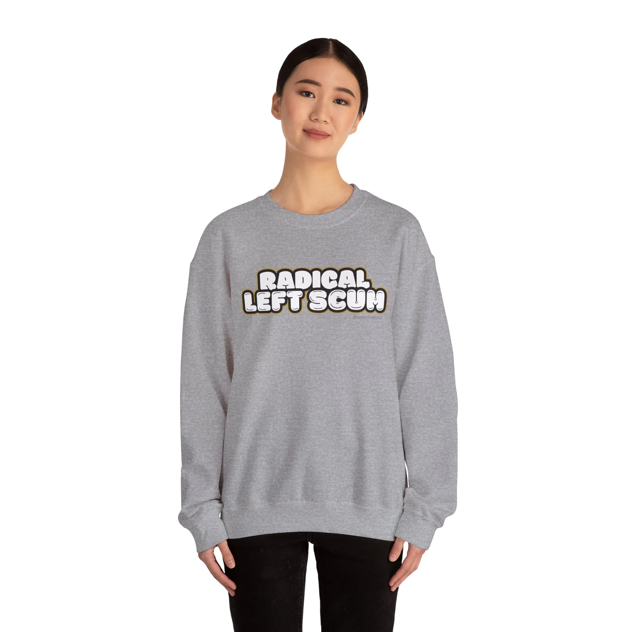 Radical Left Scum - Unisex Crewneck Sweatshirt - Image 13