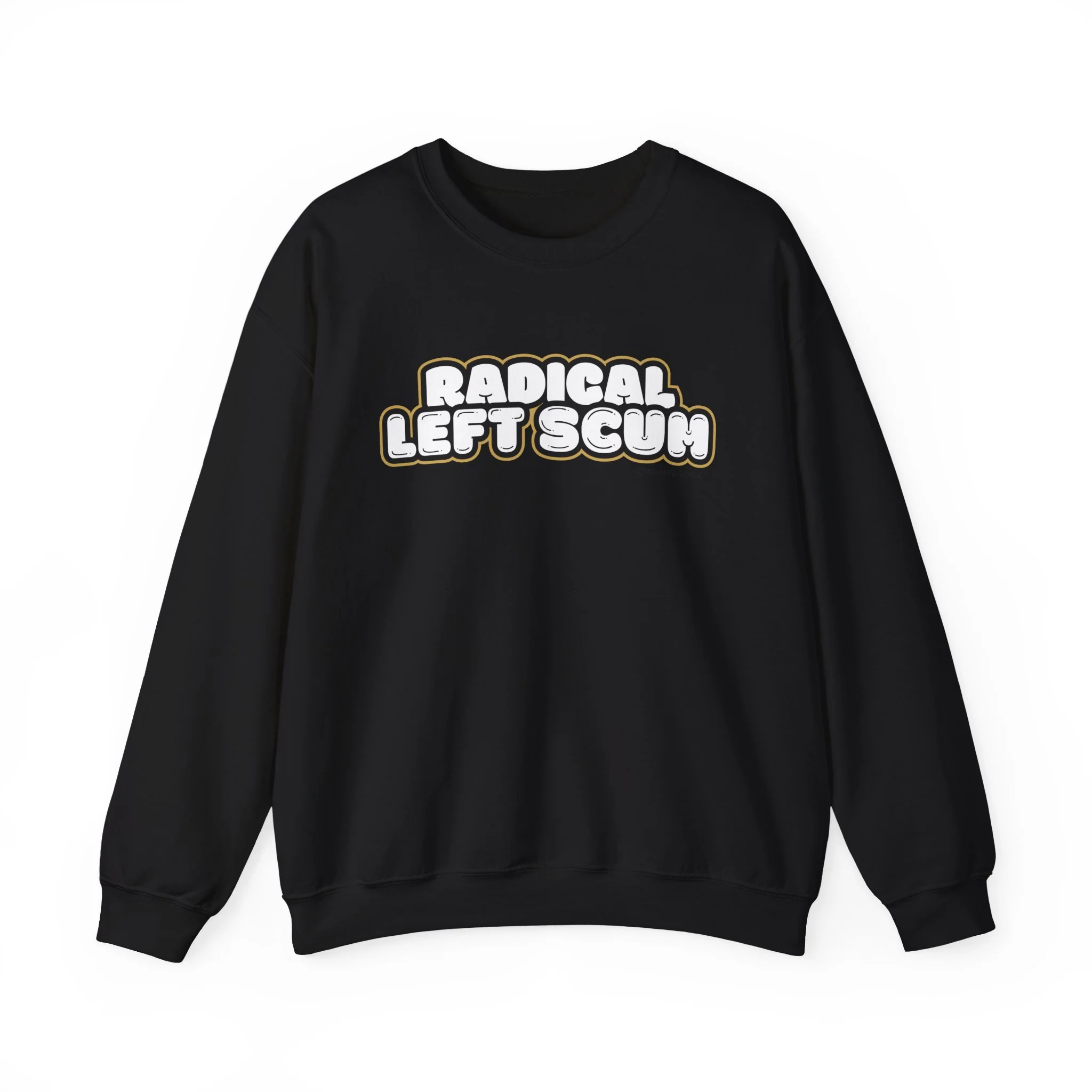 Radical Left Scum - Unisex Crewneck Sweatshirt - Image 2