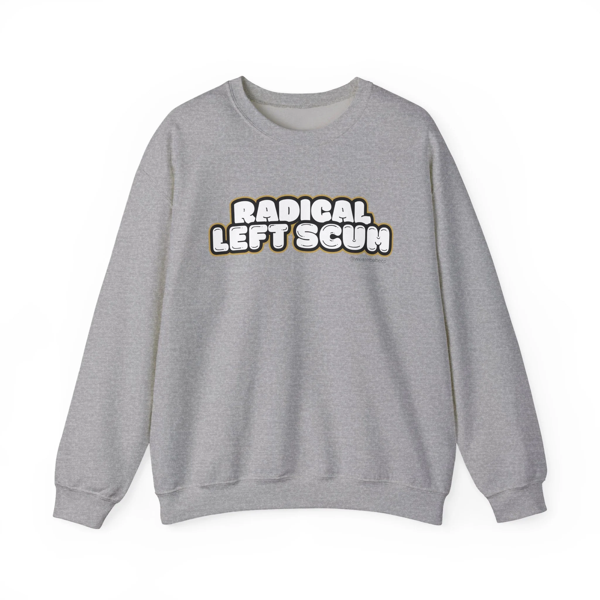 Radical Left Scum - Unisex Crewneck Sweatshirt - Image 3