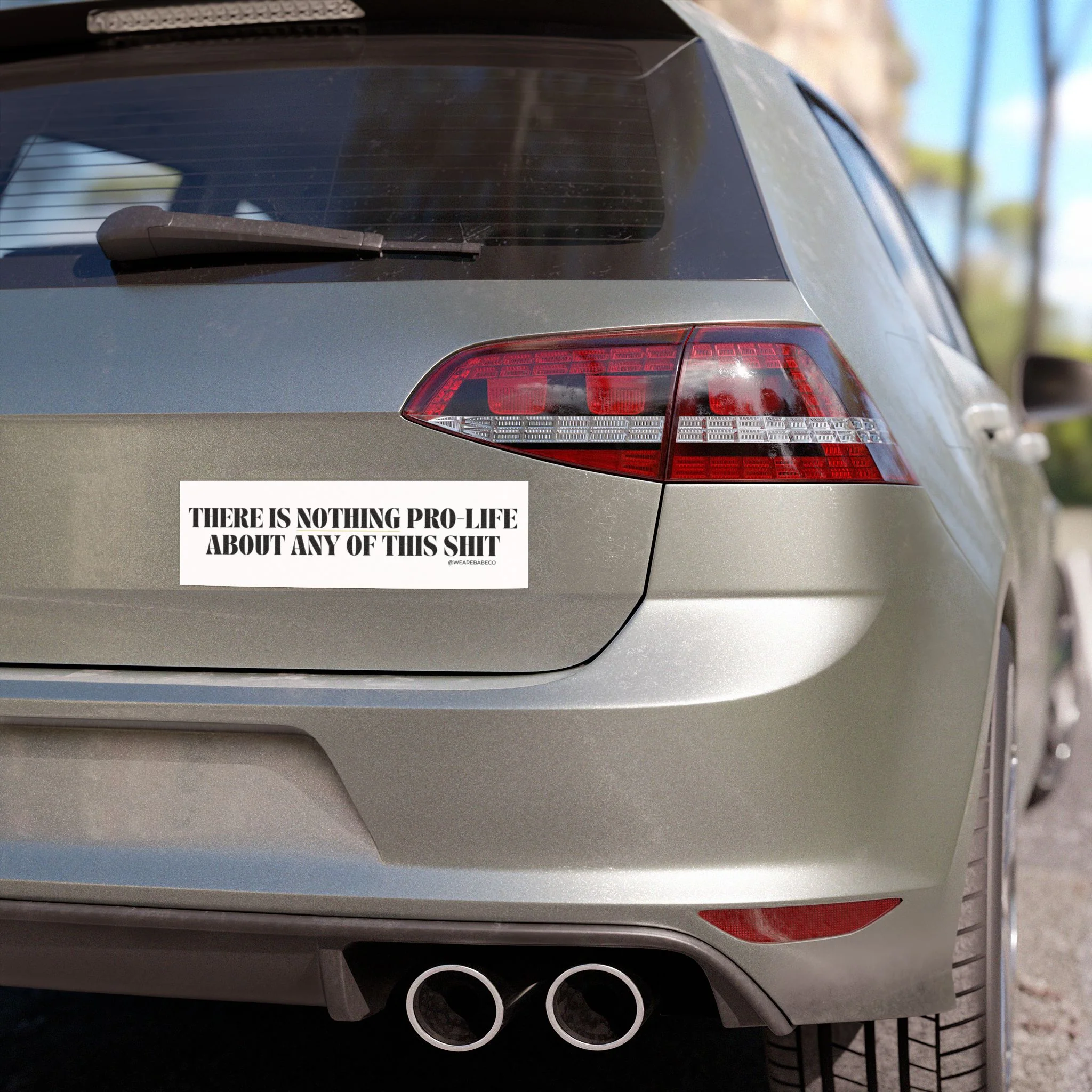 There is Nothing Pro-Life About Any of this Shit - Car Magnets - Image 3