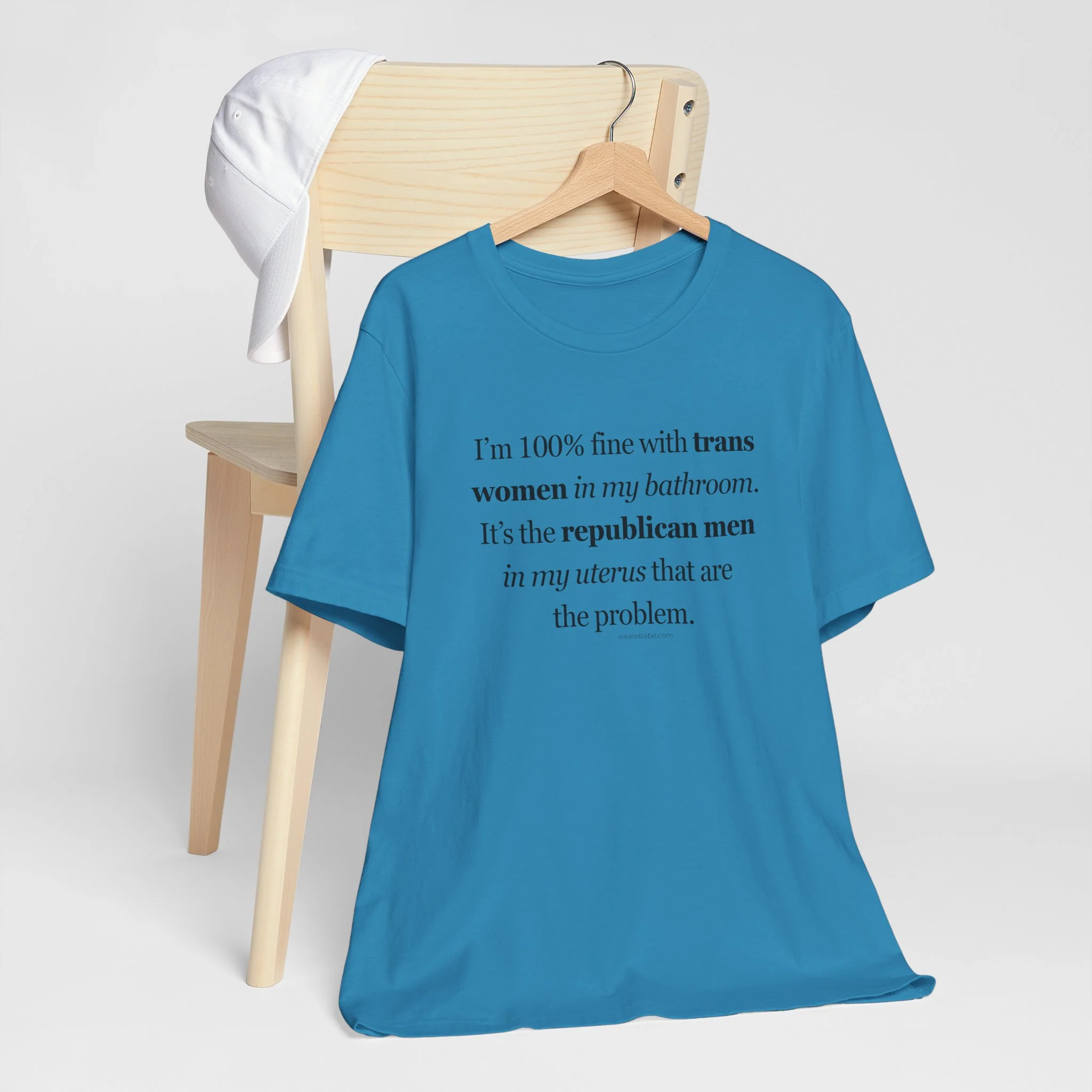 Trans Women Aren't the Problem - Unisex Tee - Image 12