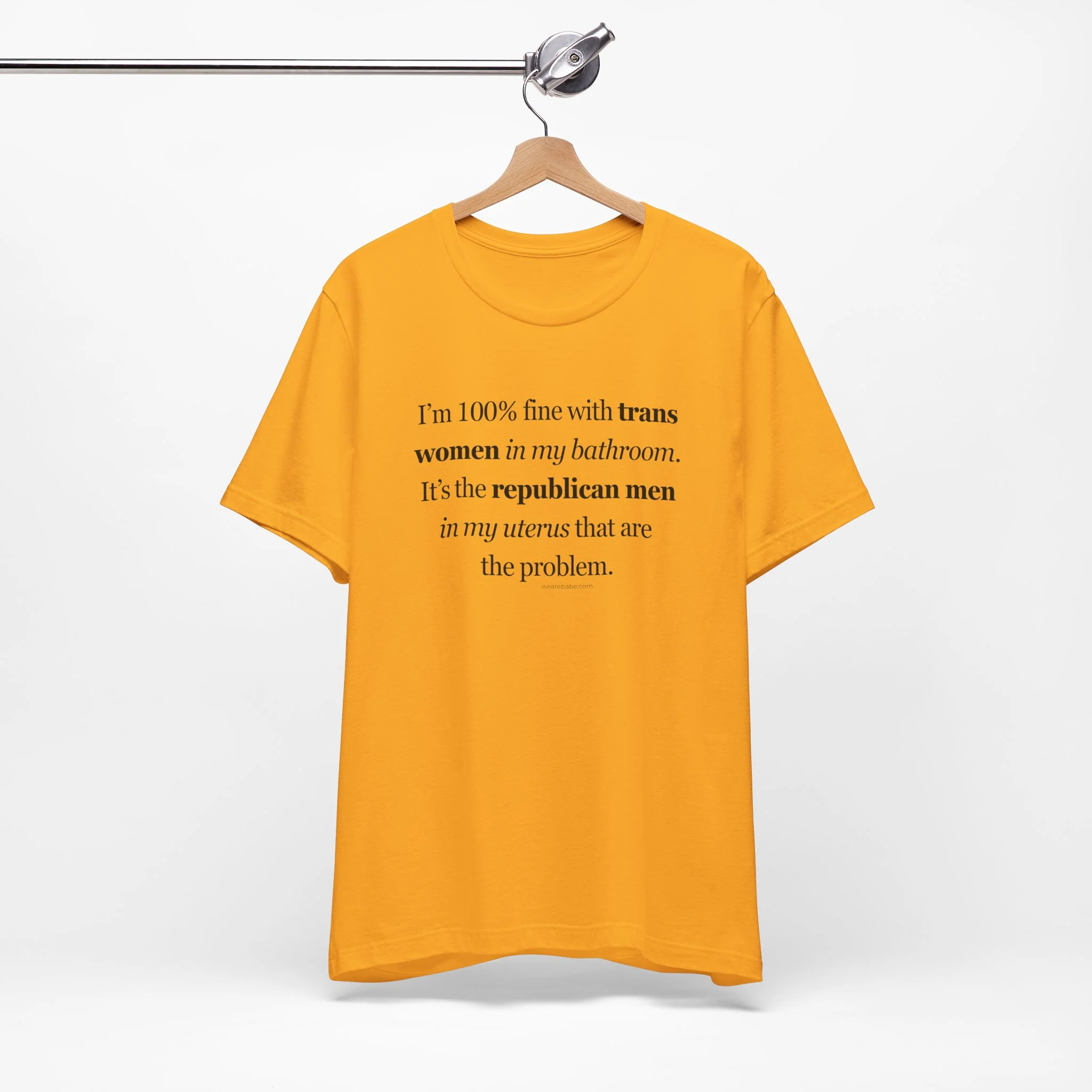 Trans Women Aren't the Problem - Unisex Tee - Image 4