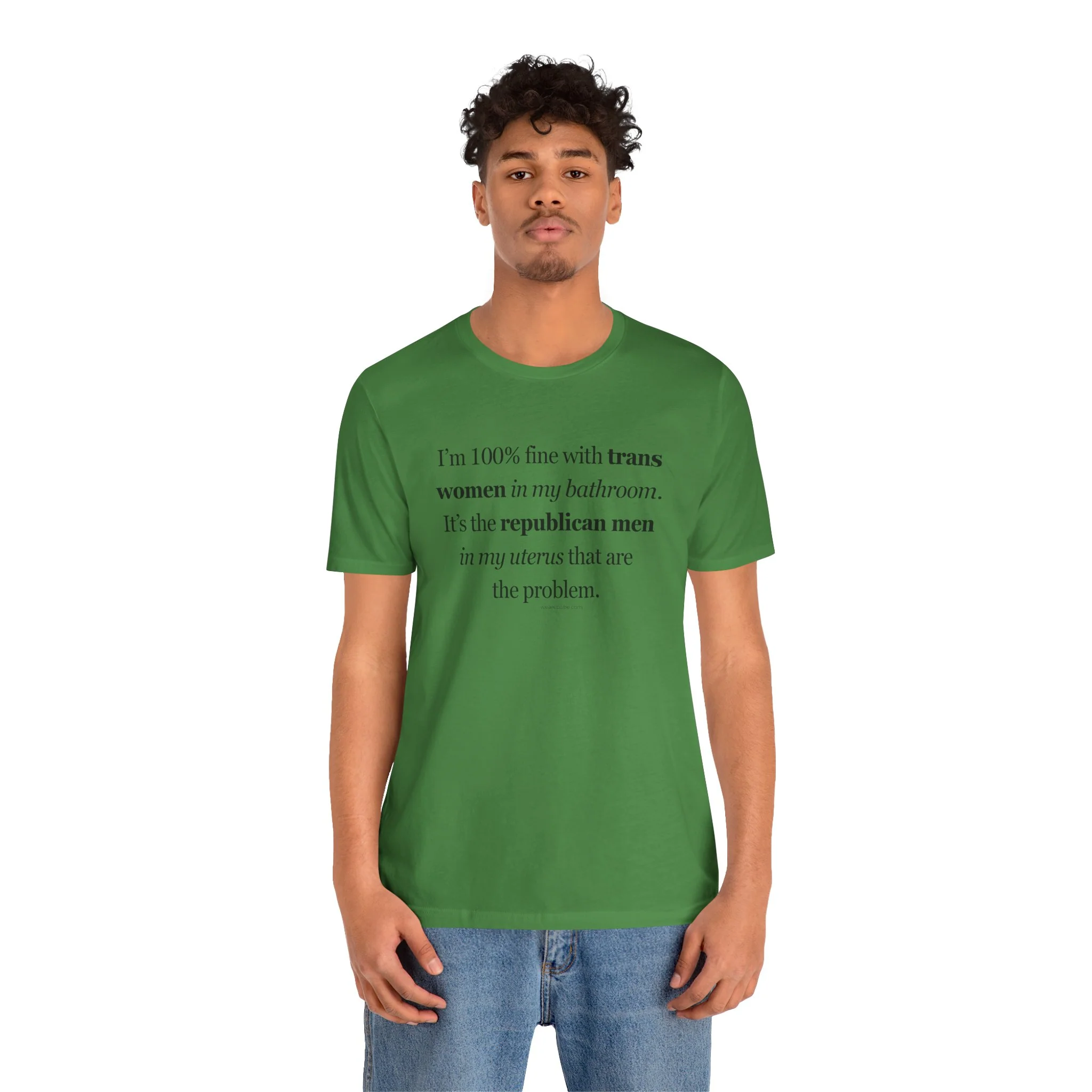 Trans Women Aren't the Problem - Unisex Tee - Image 5