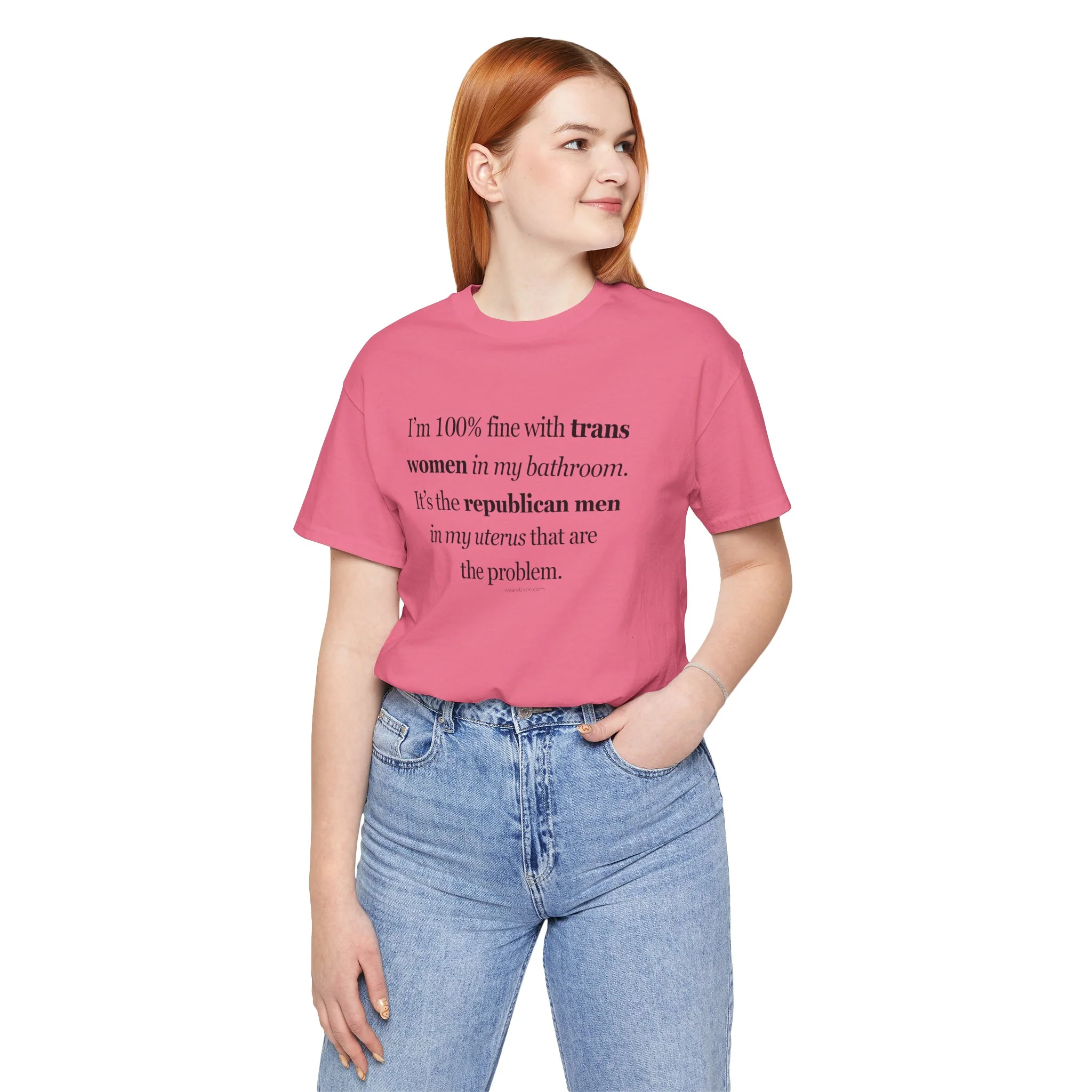 Trans Women Aren't the Problem - Unisex Tee - Image 8
