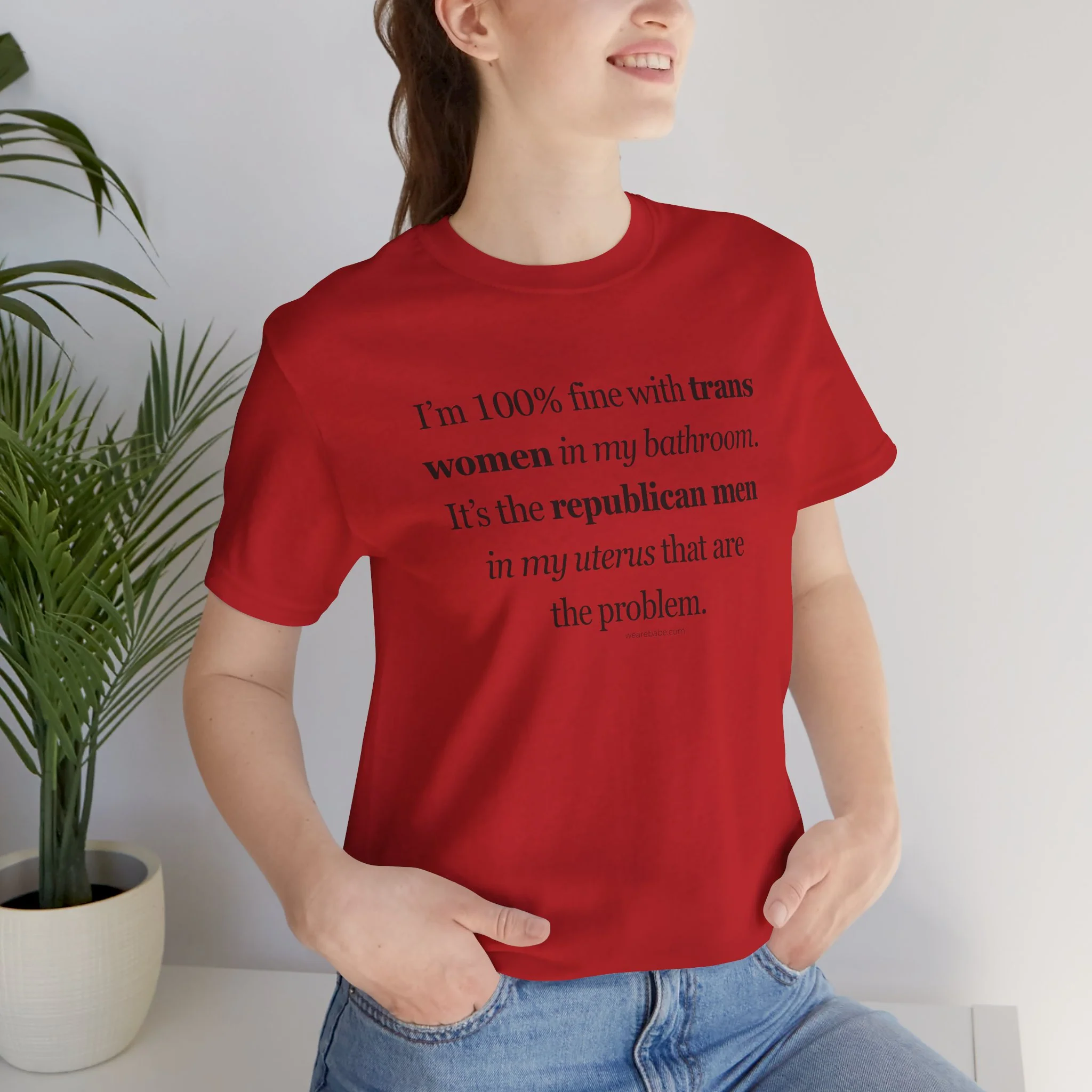 Trans Women Aren't the Problem - Unisex Tee - Image 9