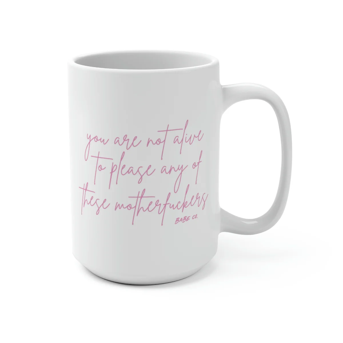 You Are Not Alive to Please Any of These Motherfuckers Mug 15oz - Image 3